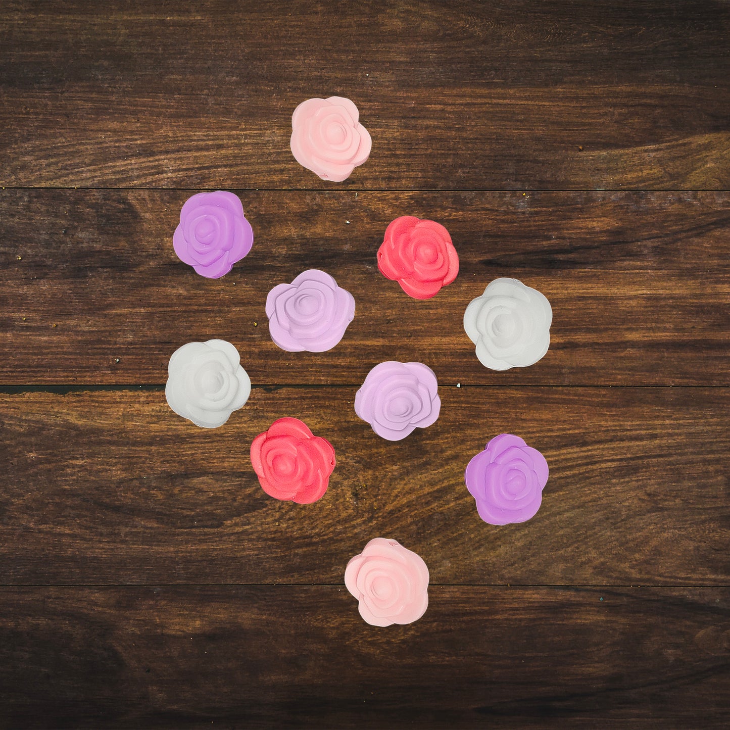Small Flower Silicone Focal Beads | 20mm
