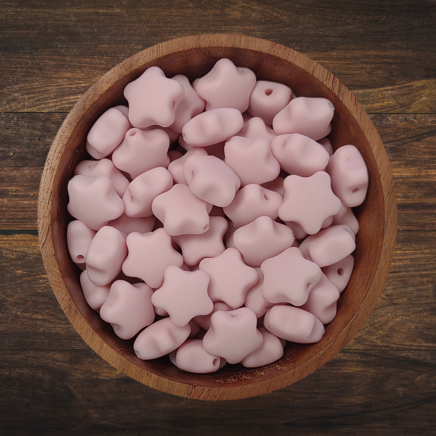 Star Shaped Silicone Beads | 16mm