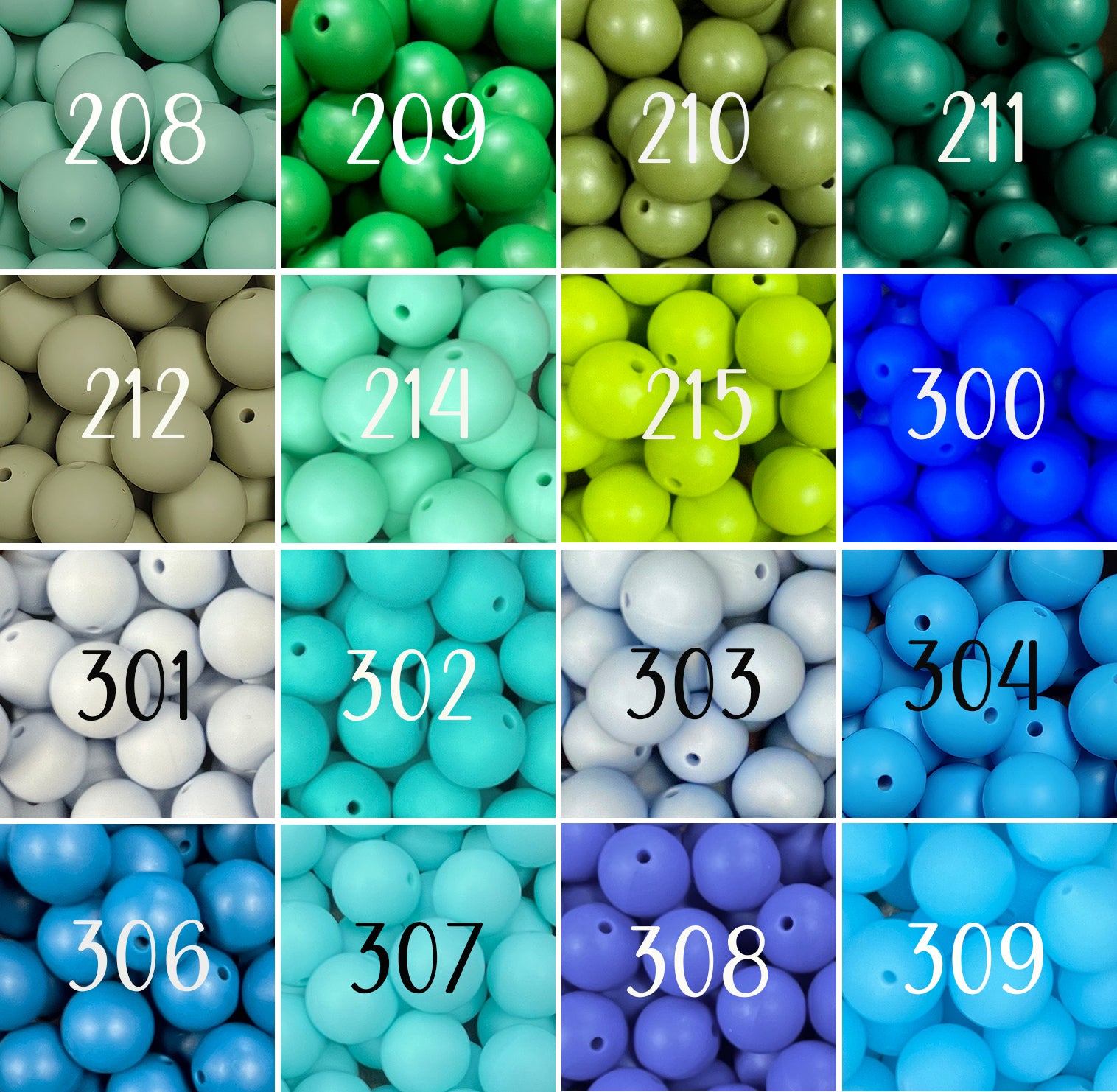 15mm Mint Speckled Silicone Beads, Green Blue Round Silicone Beads, Beads  Wholesale