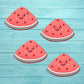 Flirty Watermelon Silicone Focal Beads | 27mm