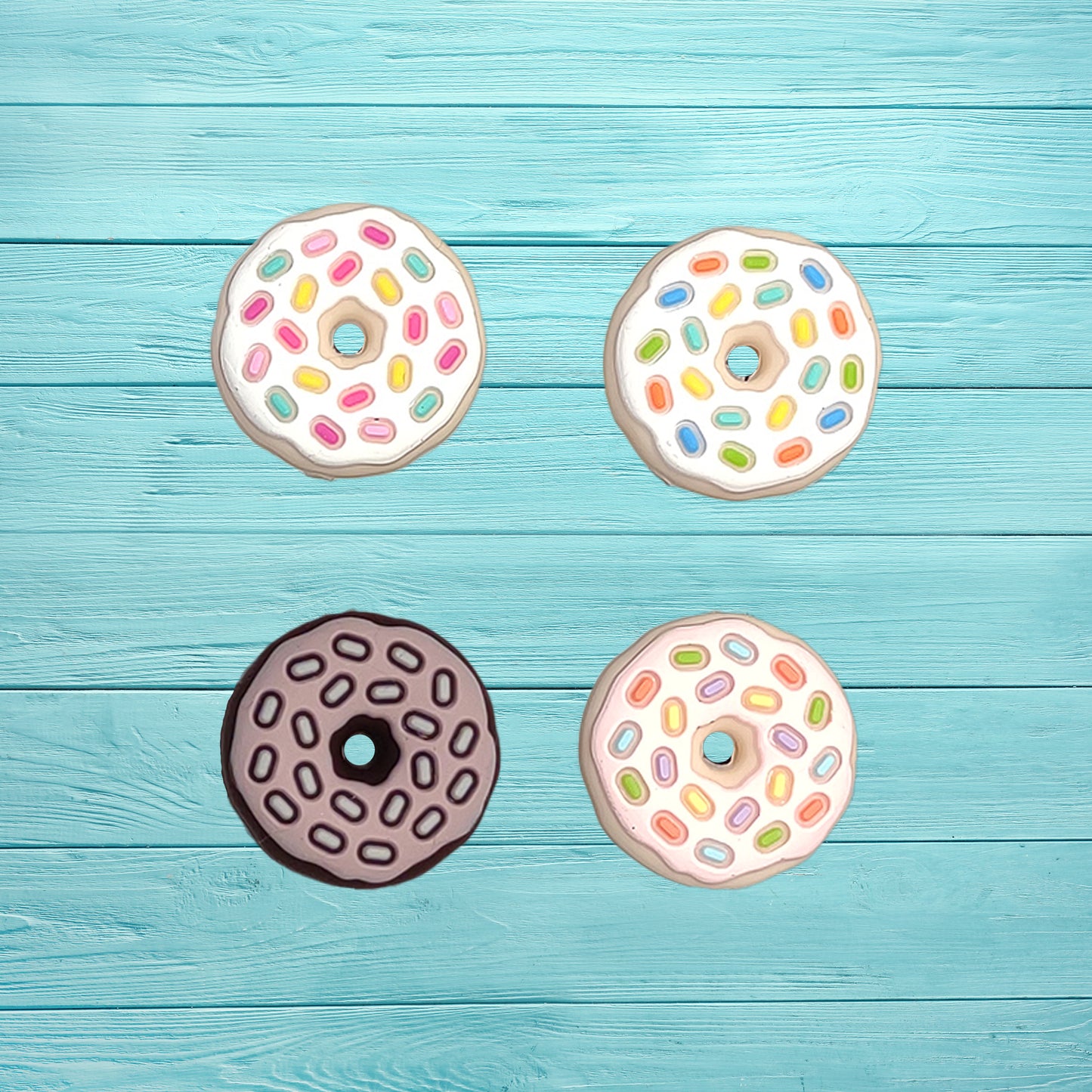 Donut Silicone Focal Beads | 27mm