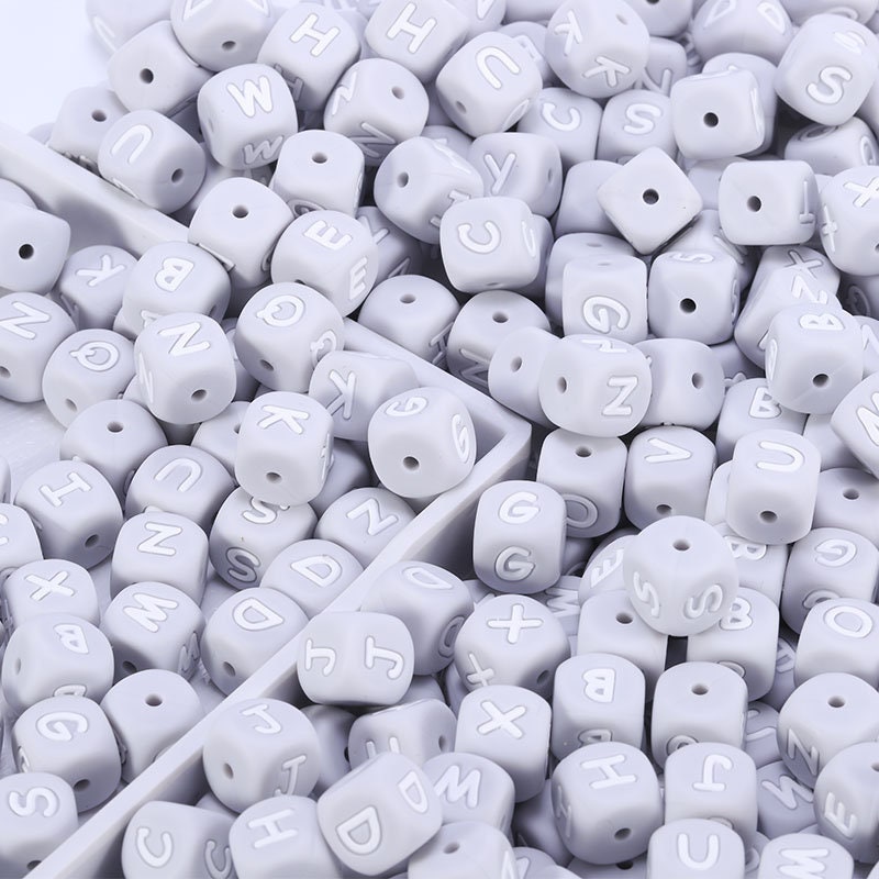 26pcs/pack 12mm Silicone Alphabet Beads Basic Jewelry Making Supplies, One  Bead For Each Letter