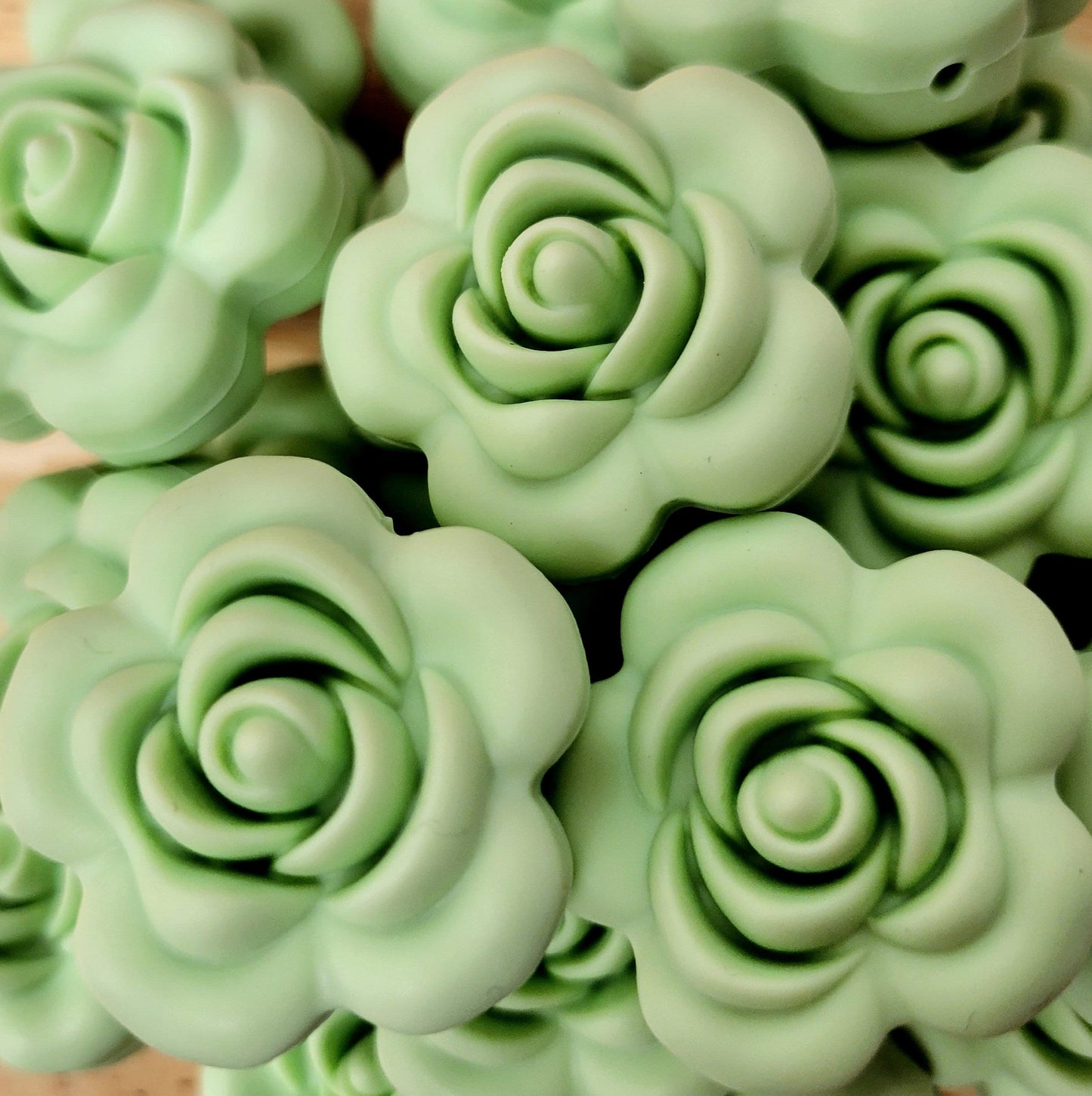 Flower Silicone Focal Beads | 40mm Large