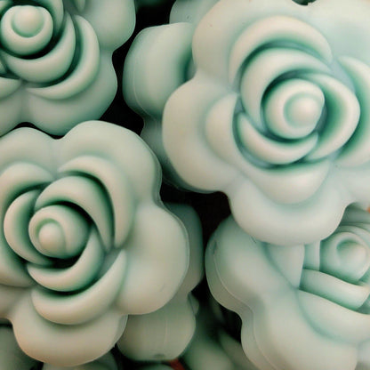 Flower Silicone Focal Beads | 40mm Large