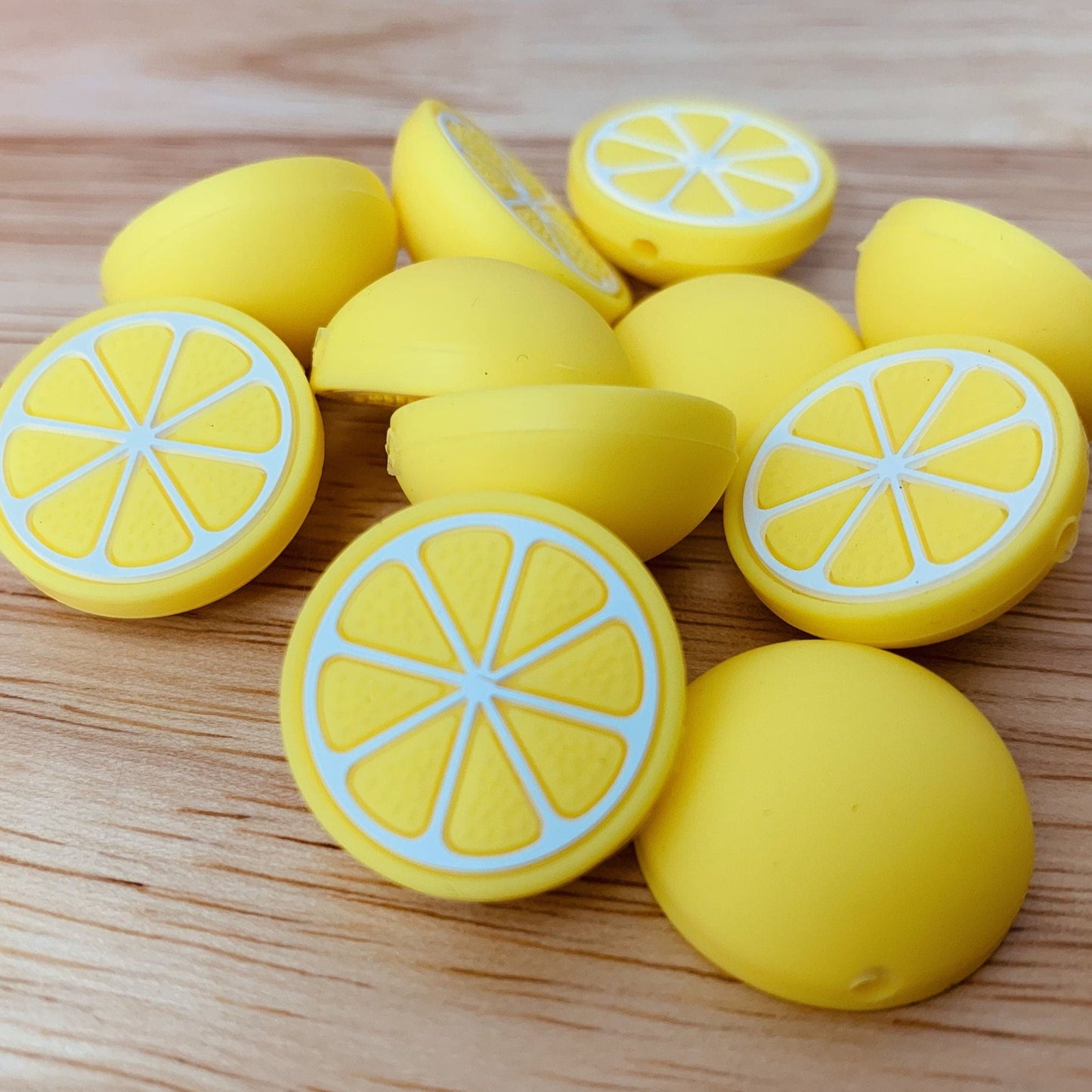 Citrus Silicone Beads | 27mm