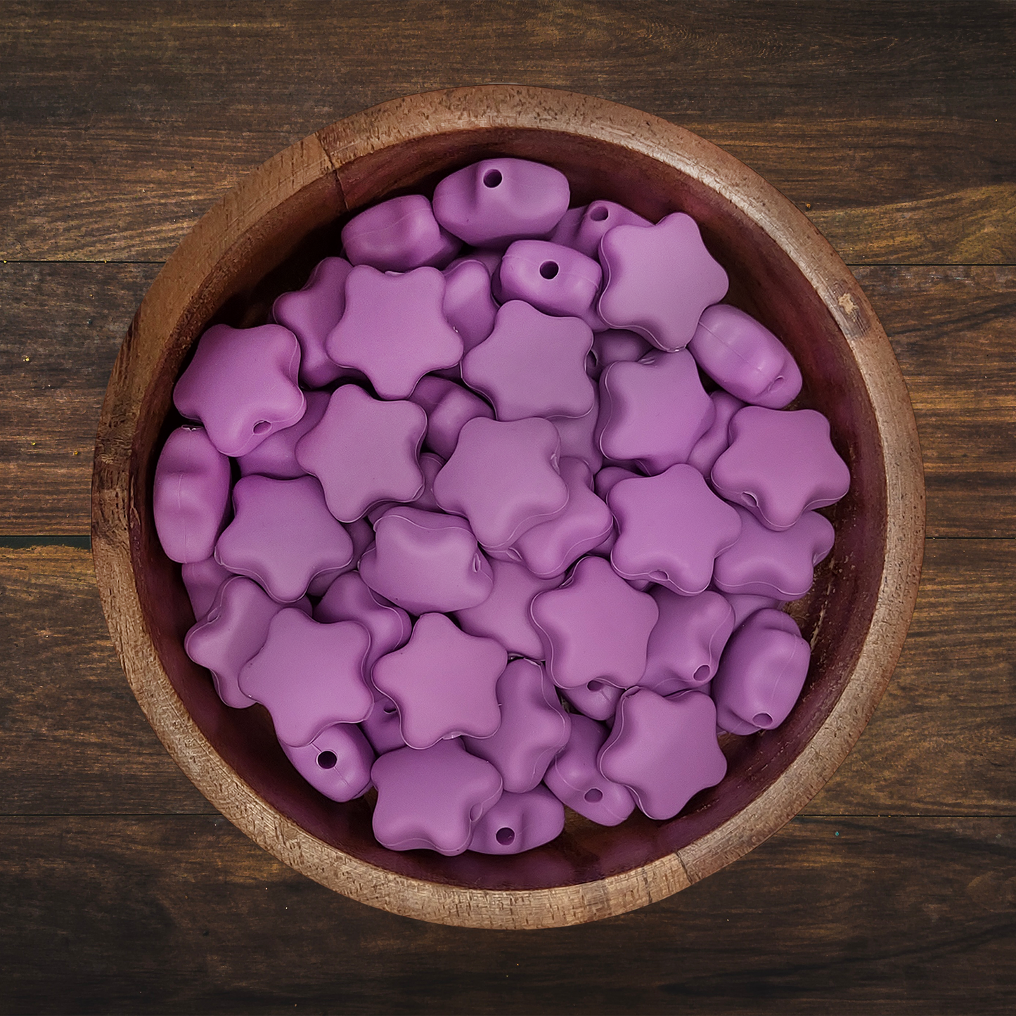 Star Shaped Silicone Beads | 16mm