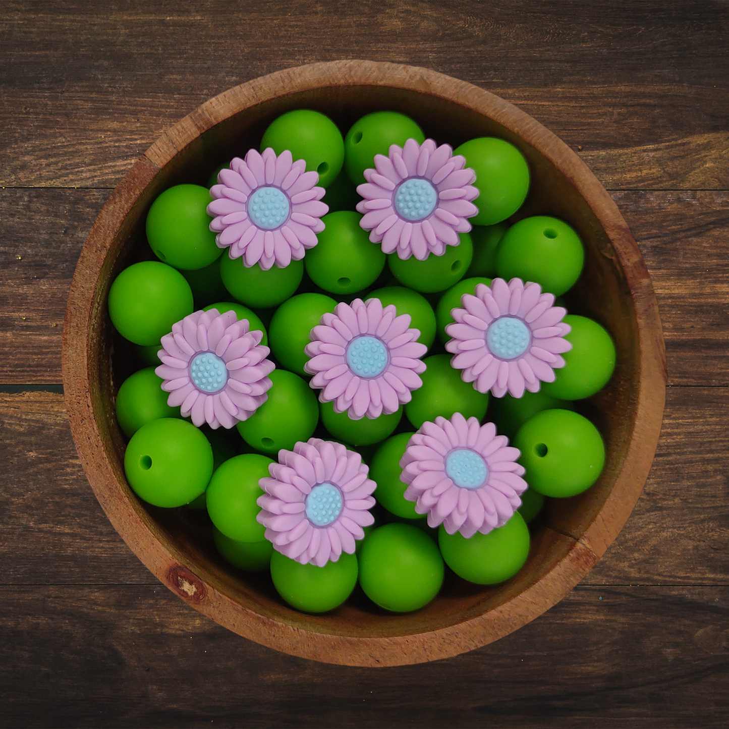 Daisy Silicone Focal Beads | 20mm